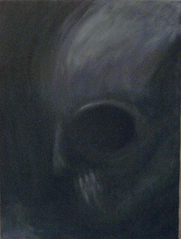 Skull-oil on canvas